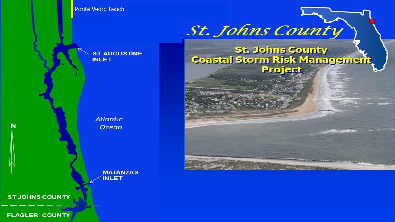 St. Johns County, Fl CSRM Project Map Ponte Vedra